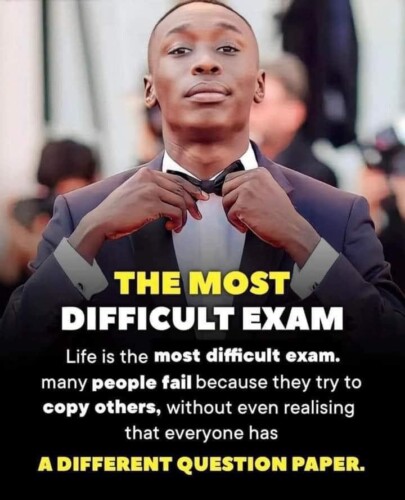 Life&#8217;s Exam: Embracing Individuality and Overcoming Challenges
