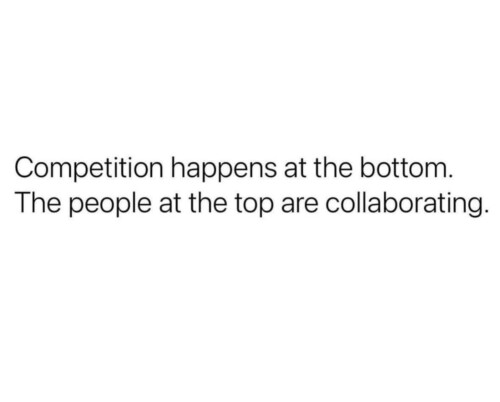 Collaboration Over Competition: Thriving at the Top