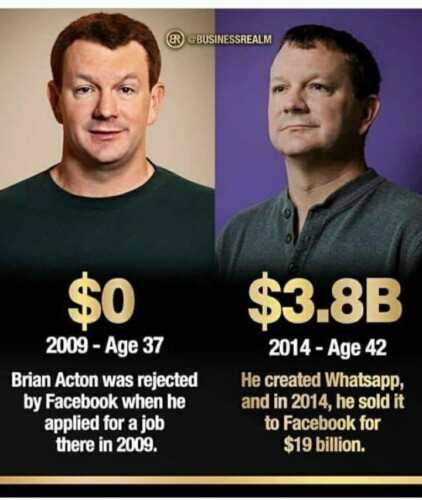 Turning Rejection into Triumph: The Brian Acton Story of Motivation