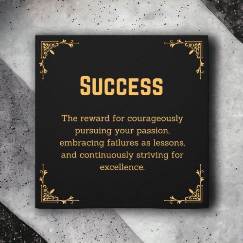 Success-Themed Wall Art for Entrepreneurs and Hustlers